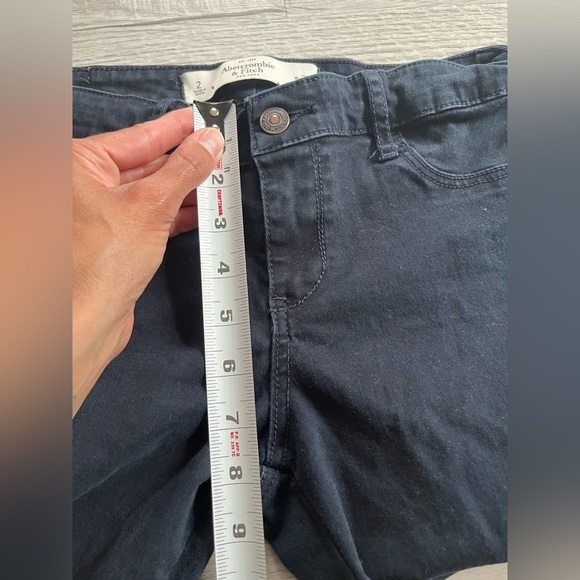 Abercrombie & Fitch navy blue skinny pants size 2 - Picture 7 of 9